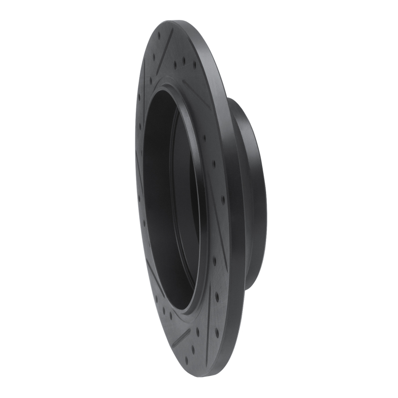 Mercedes-Benz Viano Brake Rotor (1) - Rear Right - R1 Concepts - Drilled & Slotted - Black - `16-`23